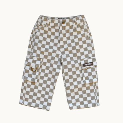 ZIGGY DENIM - OAT CHECKERS