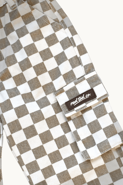ZIGGY DENIM - OAT CHECKERS